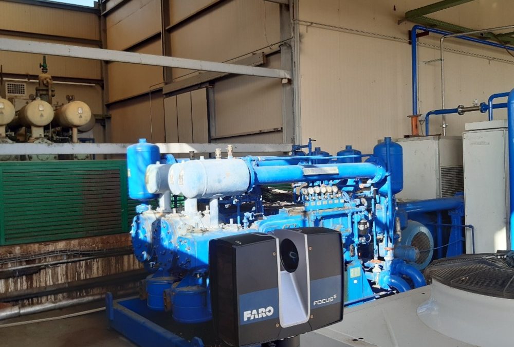 Trabajos de Escáner 3D en planta industrial de Castellón